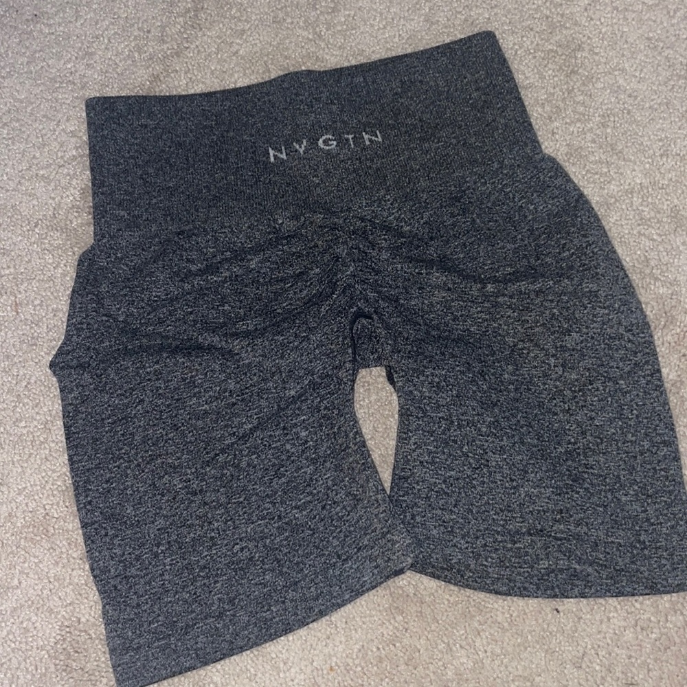 NVGTN Grey Scrunch Shorts